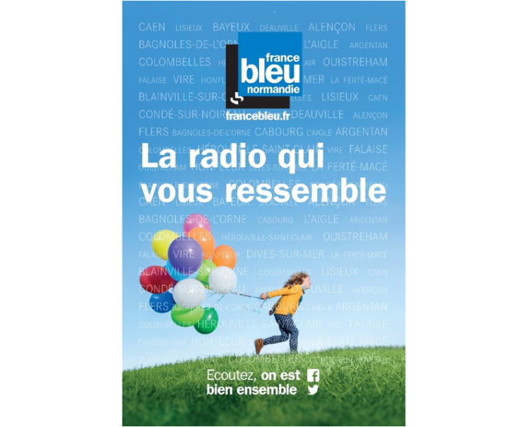 France Bleu en campagne d’affichage monovisuelle et multilocale avec Dentsu Aegis Régions