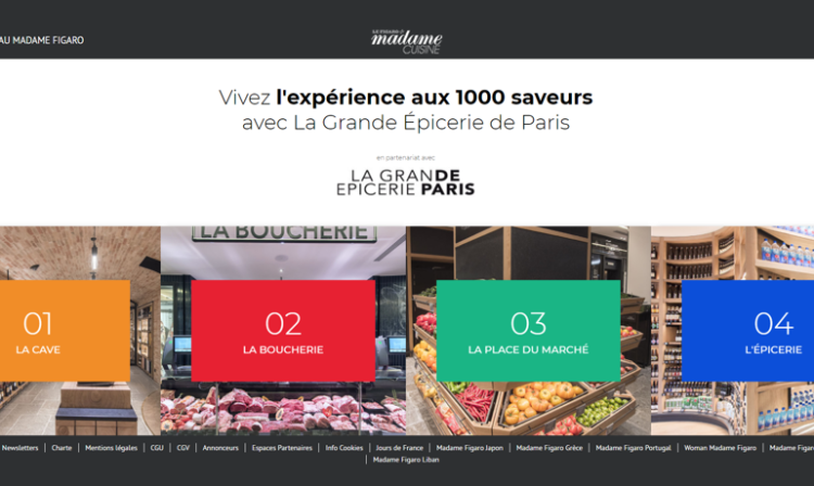 L’ouverture de la Grande Epicerie Rive Droite médiatisée avec Les Ateliers Figaro et KR Media