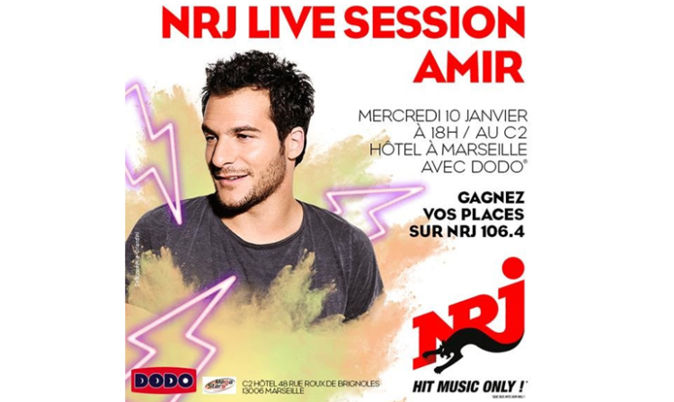 La marque Dodo et NRJ organisent un concert privé à Marseille