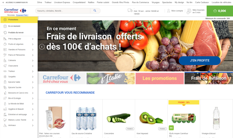 Ooshop devient «Carrefour livré chez vous»