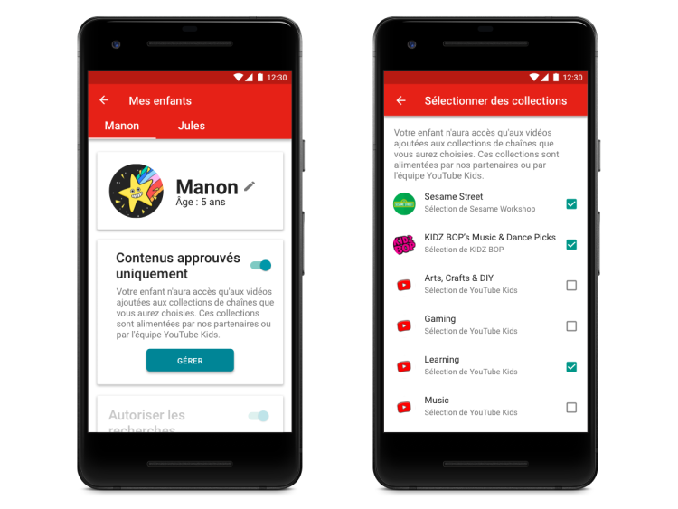 Google veut aider les parents à personnaliser davantage l’application YouTube Kids