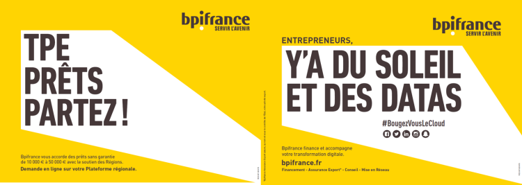 Data et prêts TPE au menu des nouvelles campagnes de bpifrance