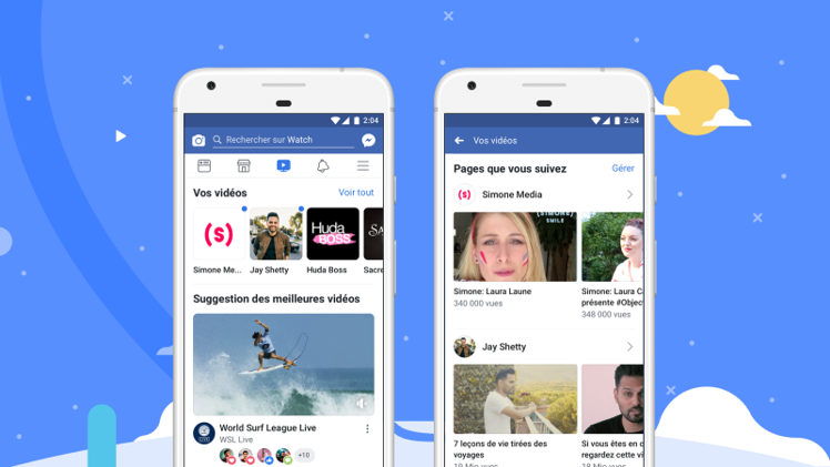 Facebook déploie sa plateforme vidéo Watch en France et dans le monde