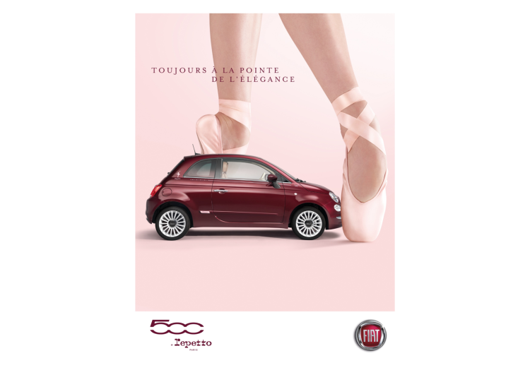 La nouvelle Fiat 500 by Repetto lancée par Starcom et Leo Burnett sur des médias féminins sélectifs