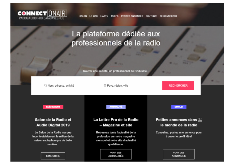 Le Salon de la Radio se dote d’une plateforme communautaire et de diffusion de contenus