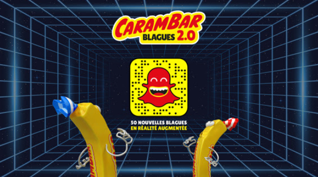 Pour ses 50 ans, Carambar décline ses blagues en réalité augmentée sur Snapchat avec KR Wavemaker et FF Paris