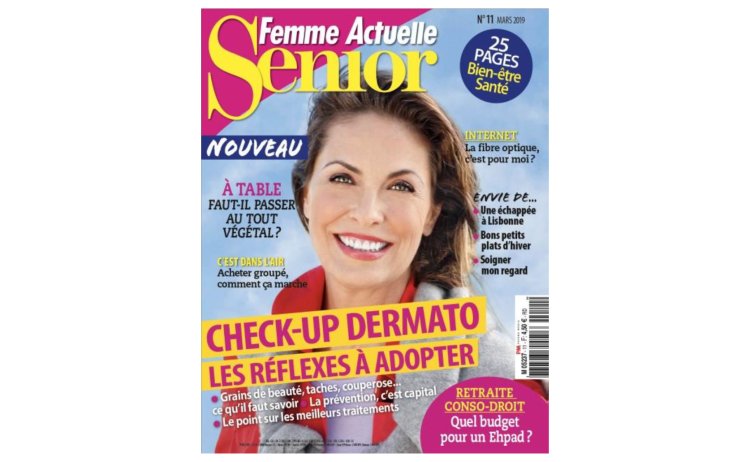 Femme Actuelle Senior remporte le prix du magazine de l’année 2019