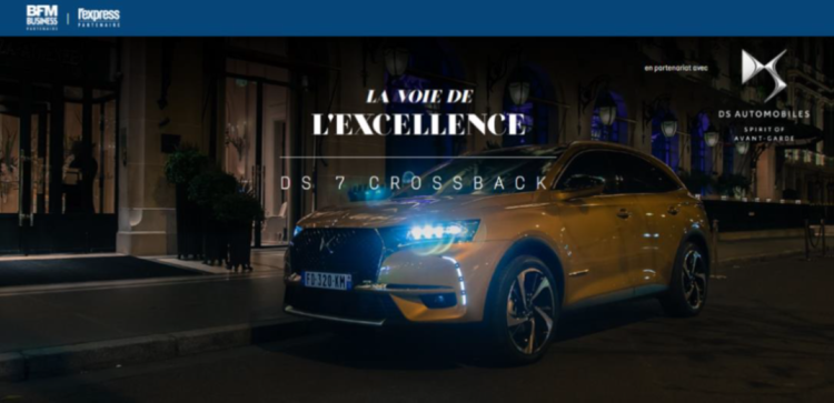 StudioNext produit une plateforme de contenus pour la DS 7 Crossback