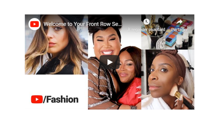 YouTube ouvre une verticale entièrement dédiée à la mode