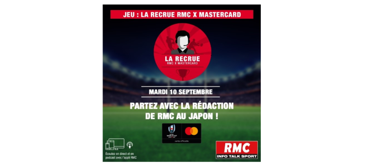 Mastercard embarque un apprenti journaliste fan de rugby au Japon avec Next Media Solutions et Carat