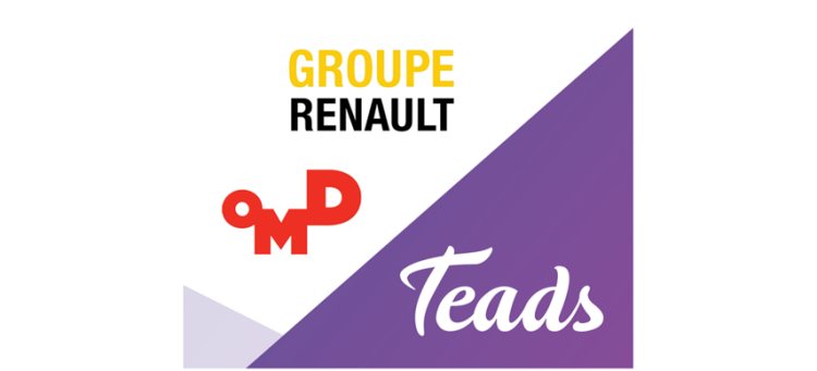 Accord mondial entre Teads et le groupe Renault via OMD