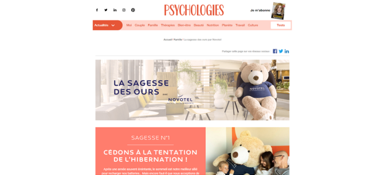 Novotel en campagne multi-contenus avec iProspect et The Story Lab