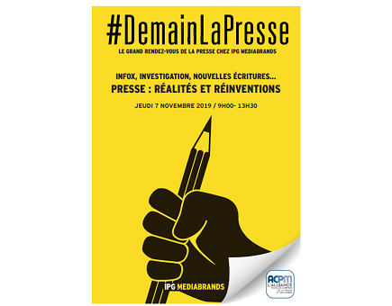 #DemainLaPresse chez IPG Mediabrands le 7 novembre