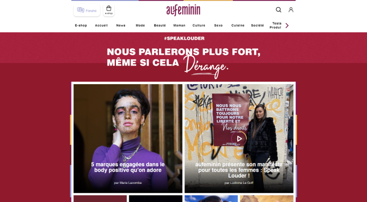 Aufeminin se renouvelle en renforçant sa dimension sociale et vidéo et en dévoilant une nouvelle identité visuelle