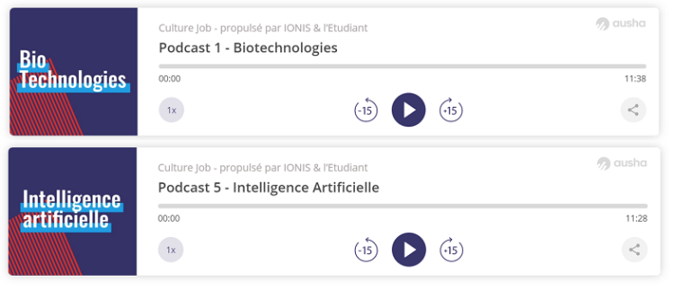 Le Groupe Ionis et L’Etudiant mettent en ligne une série de podcasts qui raconte les métiers sous forme de dialogue