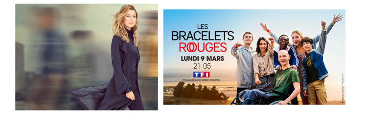 «Les bracelets rouges» et «Grey’s Anatomy» de retour sur TF1 à partir du 9 mars