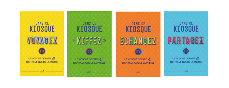 Les nouveaux kiosques parisiens font leur auto-promotion avec MédiaKiosk