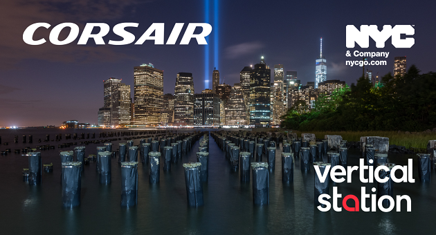 Corsair active le mode social et contenu de Vertical Station pour l’ouverture de sa nouvelle ligne Paris – New York