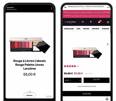 Lancôme, Ralph Lauren, M.A.C et Adidas inaugurent l’offre eCommerce de Snapchat