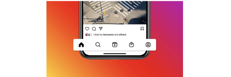 Instagram met en évidence Reels et Shop