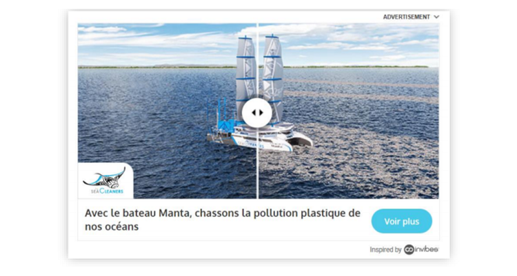 Invibes apporte ses formats et de la visibilité à l’association The SeaCleaners