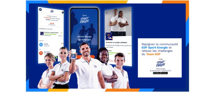 EDF lance son application EDF Sport Energie avec Webedia et Sport Heroes