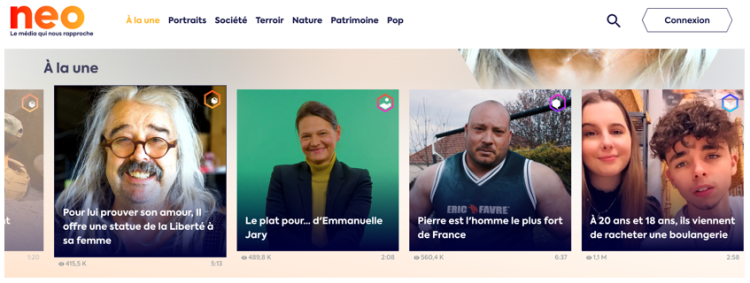 Le média social neo s’offre un site dédié