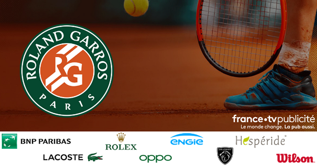 Les 8 marques qui accompagnent Roland-Garros sur France TV