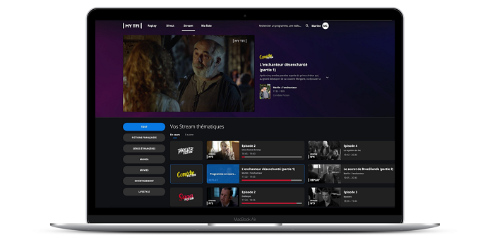 Le groupe TF1 met en ligne 9 000 heures de flux sur MYTF1