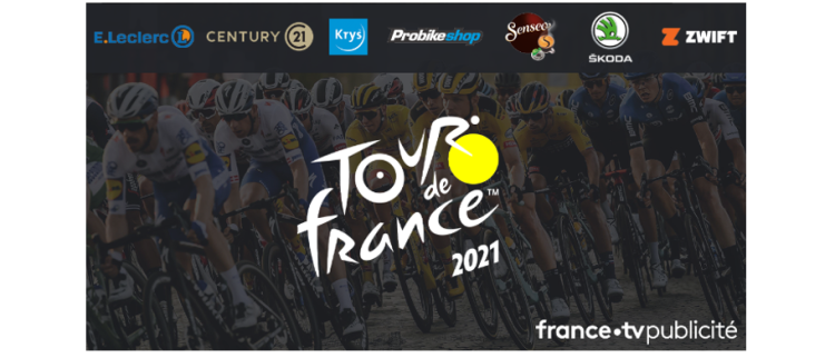 7 annonceurs réunis par FranceTV Publicité pour accompagner le Tour de France sur France Télévisions