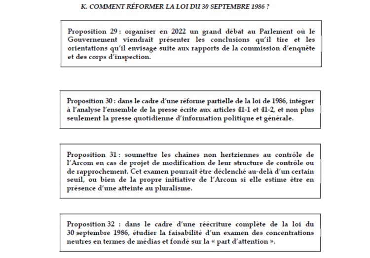 Une obligation de contribution à l’information et un nouveau mode de calcul de la concentration des médias parmi les 32 propositions de la commission d’enquête relative à la concentration des médias en France du Sénat