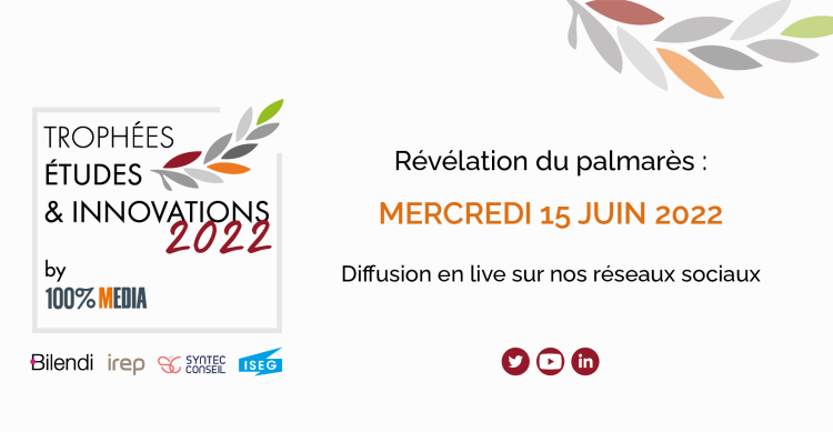 Trophées Études & Innovations 2022 : rendez-vous le 15 juin prochain pour le palmarès