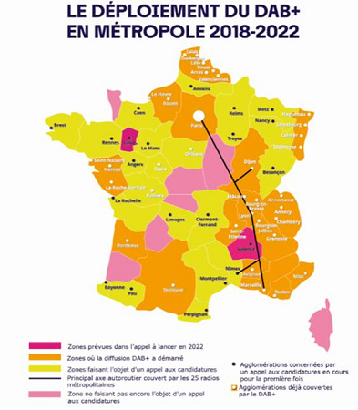 Le DAB+ se déploie à Poitiers, Tours et Orléans