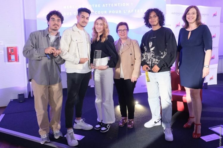 Des étudiants primés avec leur création pour la Maaf à l’occasion des NRJ AudioCreative Awards