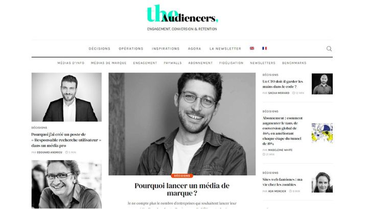 Poool met en ligne son nouveau média B2B, The Audiencers