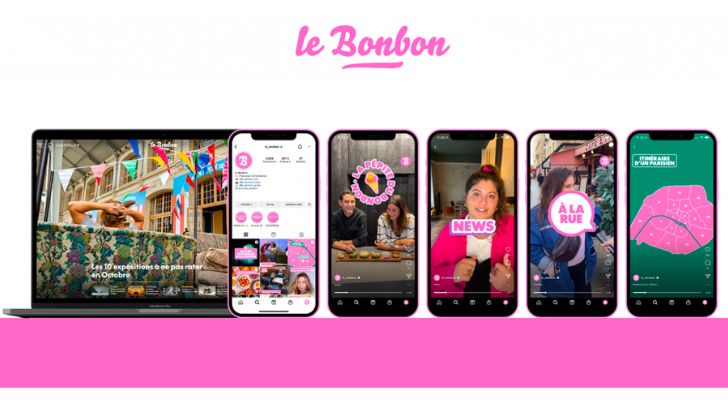 Nouvelle identité digitale pour Le Bonbon