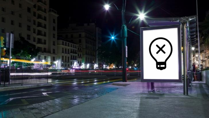 Les publicités lumineuses devront être éteintes en cas de menace sur l’approvisionnement électrique