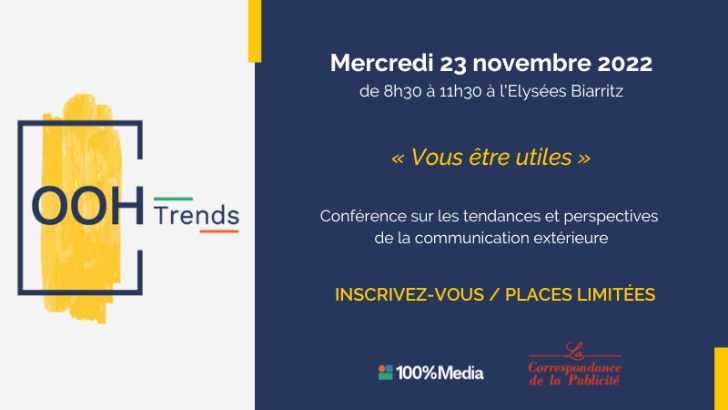 OOH Trends 2022 : rendez-vous le 23 novembre pour la 5e édition