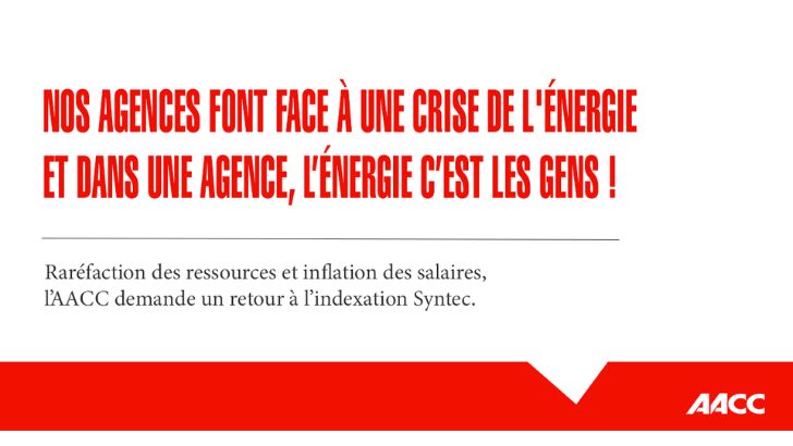 L’AACC demande un retour à l’indexation Syntec