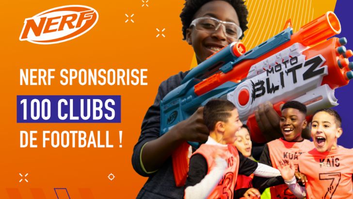 Nerf soutient le football amateur avec mediacom