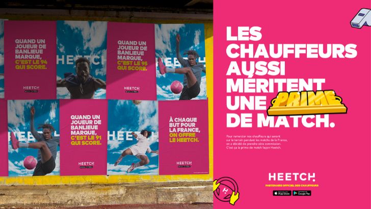 Heetch roule avec Urban Acts et Blue pour la Coupe du Monde 2022