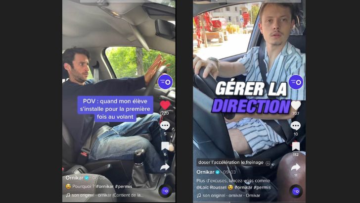 Yuzoo signe une campagne TikTok pour Ornikar qui génère plus de 9,9 millions de vues