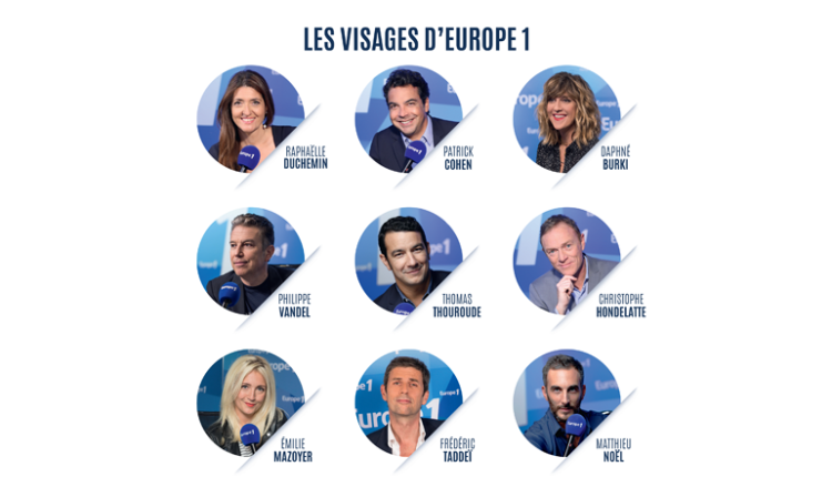 Europe1 entame sa nouvelle saison avec une grille entièrement renouvelée