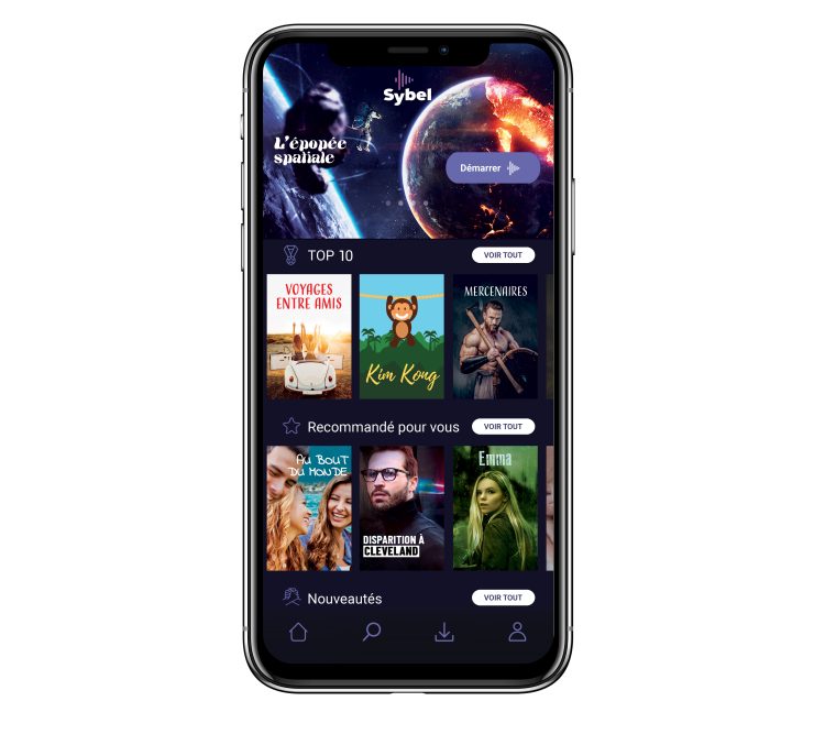 Sybel, nouvelle plateforme mobile de contenu audio généraliste