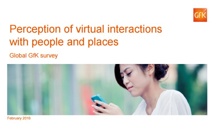 GfK évalue la valeur des interactions virtuelles par rapport à la présence physique