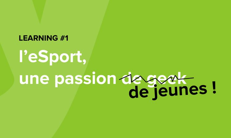 L’eSport touche massivement les 15-24 ans selon meltygroup et Stam consulting