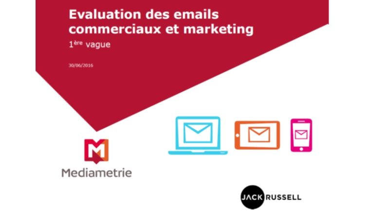 L’ordinateur reste le support privilégié pour la consultation des emails d’après Médiamétrie et Jack Russell