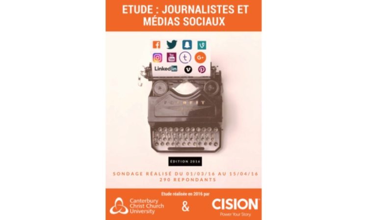 Infographie : l’usage des réseaux sociaux par les journalistes selon Cision