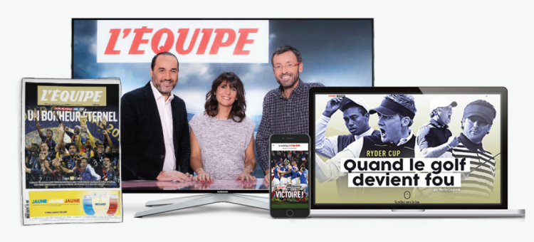 L’Équipe affiche ses performances d’audience en 2018 sur tous ses supports