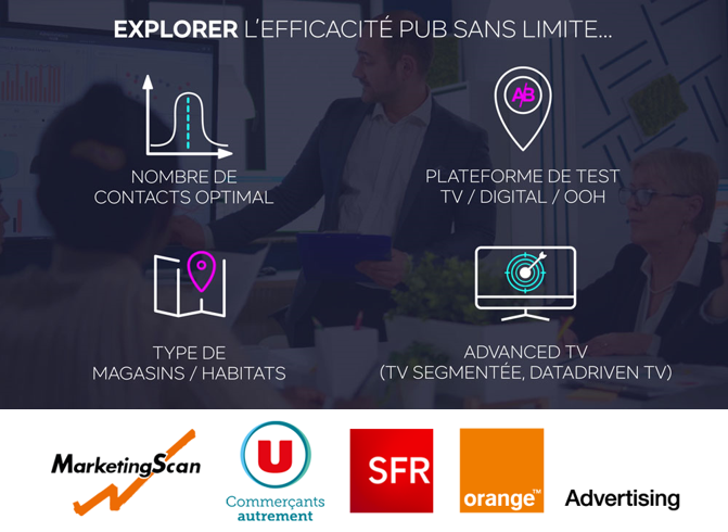 Orange Advertising, SFR, Systeme U et MarketingScan lancent Ad4Sales pour mesurer l’efficacité des pubs TV sur les ventes en reliant l’exposition TV et les achats réels d’un même foyer